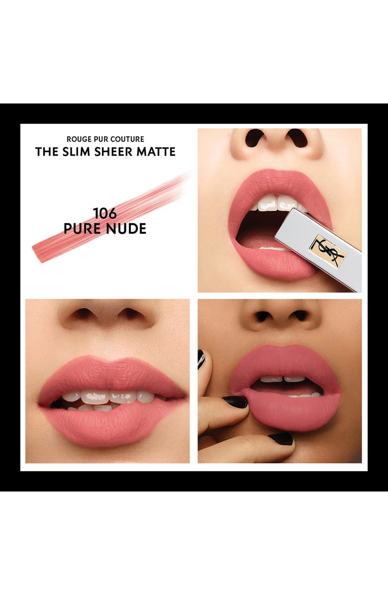 Yves Saint Laurent Rouge Pur Couture The Slim Sheer Matte Lipstick, Alternate, color, 