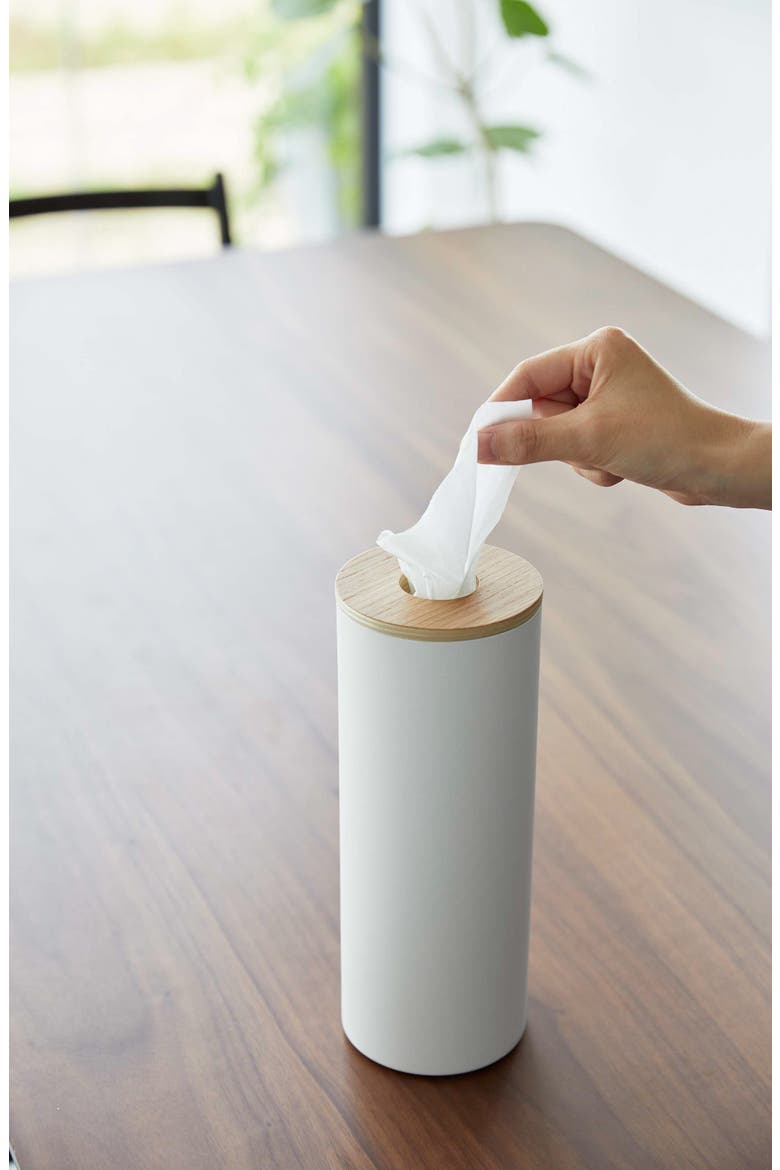 Large Round Tissue Case, Alternate, color, ASH