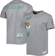 Mitchell & Ness Men's Mitchell & Ness Heather Gray Minnesota Wild City Collection T-Shirt