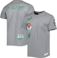 Mitchell & Ness Men's Mitchell & Ness Heather Gray Minnesota Wild City Collection T-Shirt