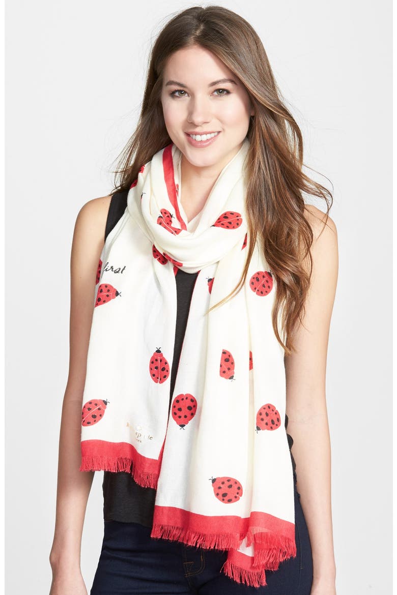 'ladies first' scarf, Main, color, ALADDIN PINK MULTI