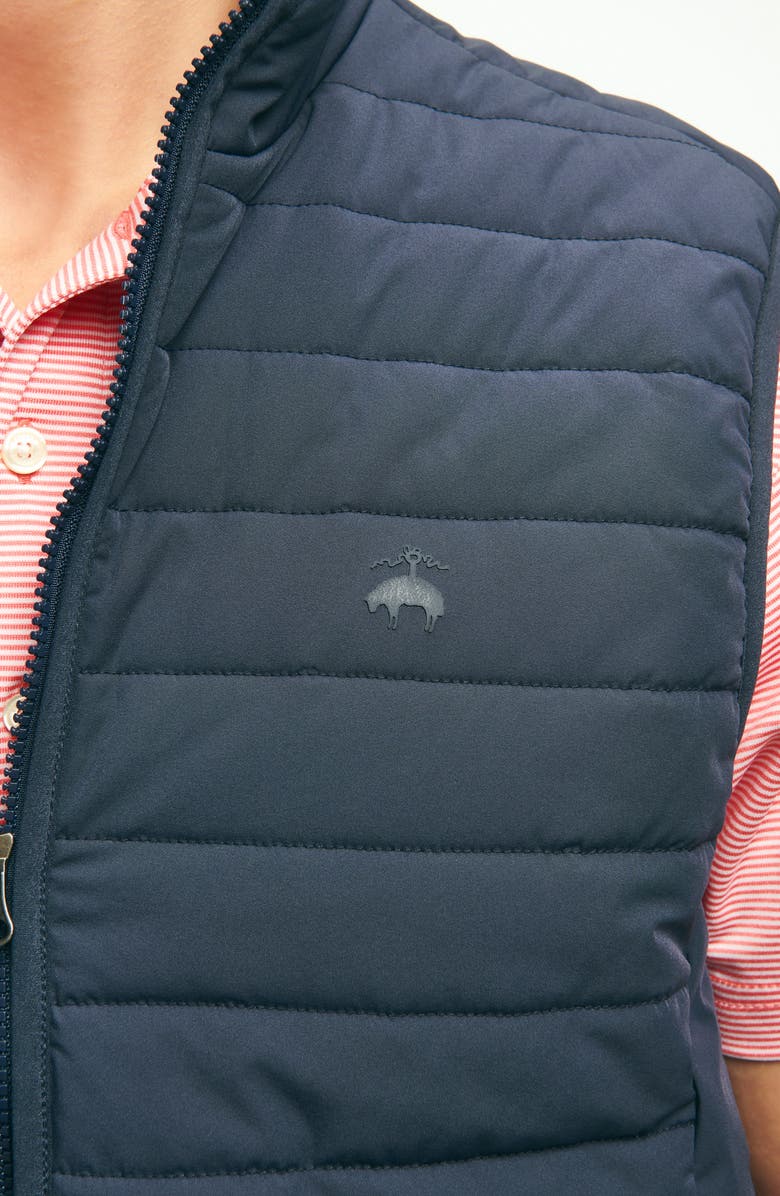 Brooks Brothers Out Quilted Water Repellent Insulated Vest, Alternate, color, Navy Blazer