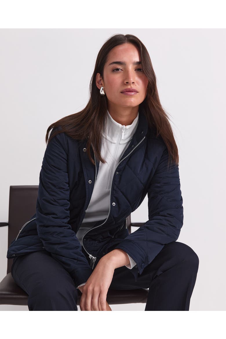 Vera Quilted Jacket, Alternate, color, Navy