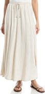 MAX STUDIO Drawstring Circle Skirt