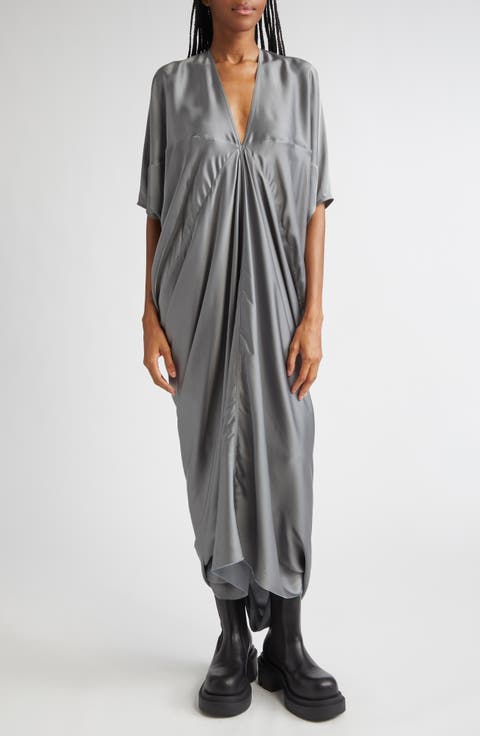 VIP【送料関税込】RICK OWENS KNITTED WOOL LONG DRESS Rick Owens Knitted Long Dress in Black | Lyst Canada