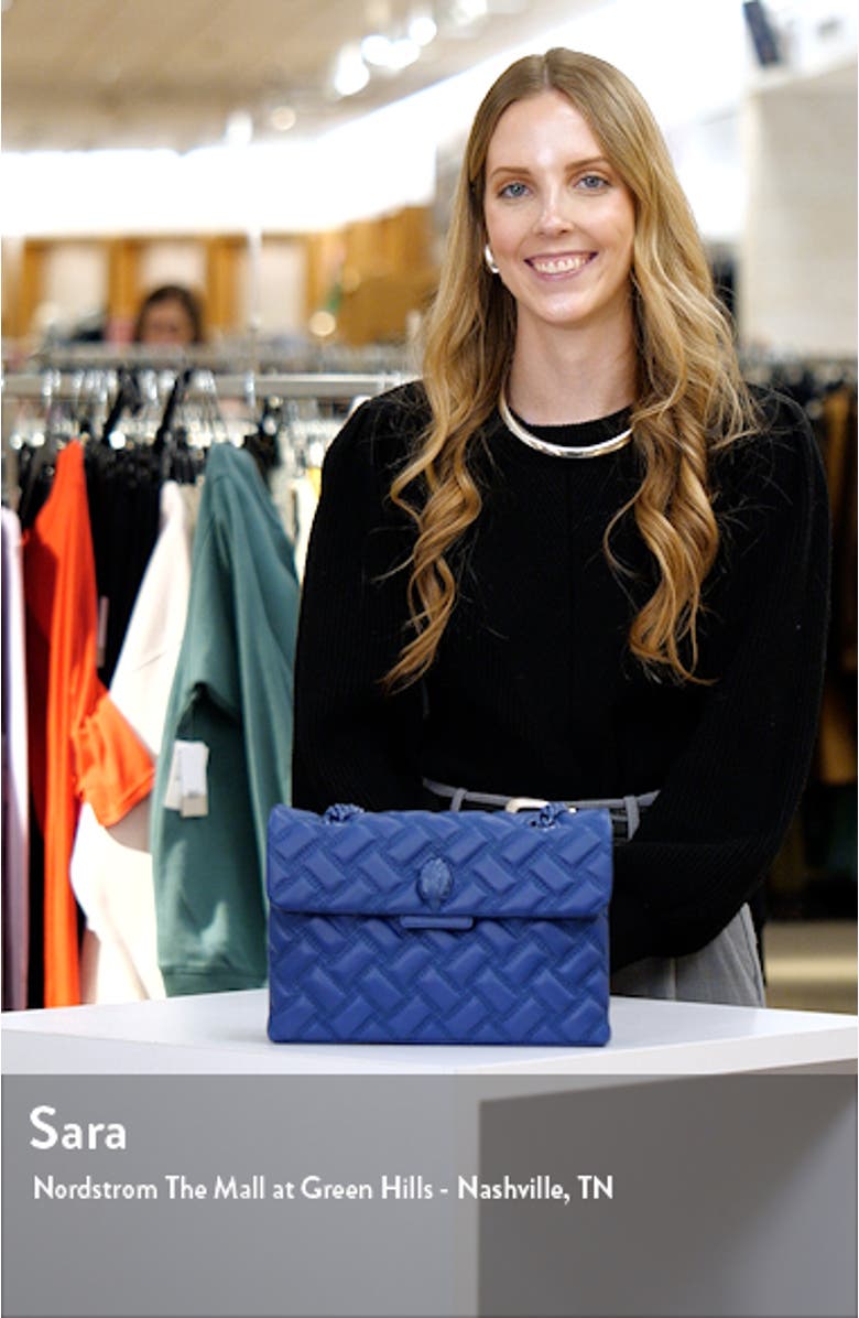 Kensington Drench Quilted Leather Convertible Shoulder Bag, sales video thumbnail