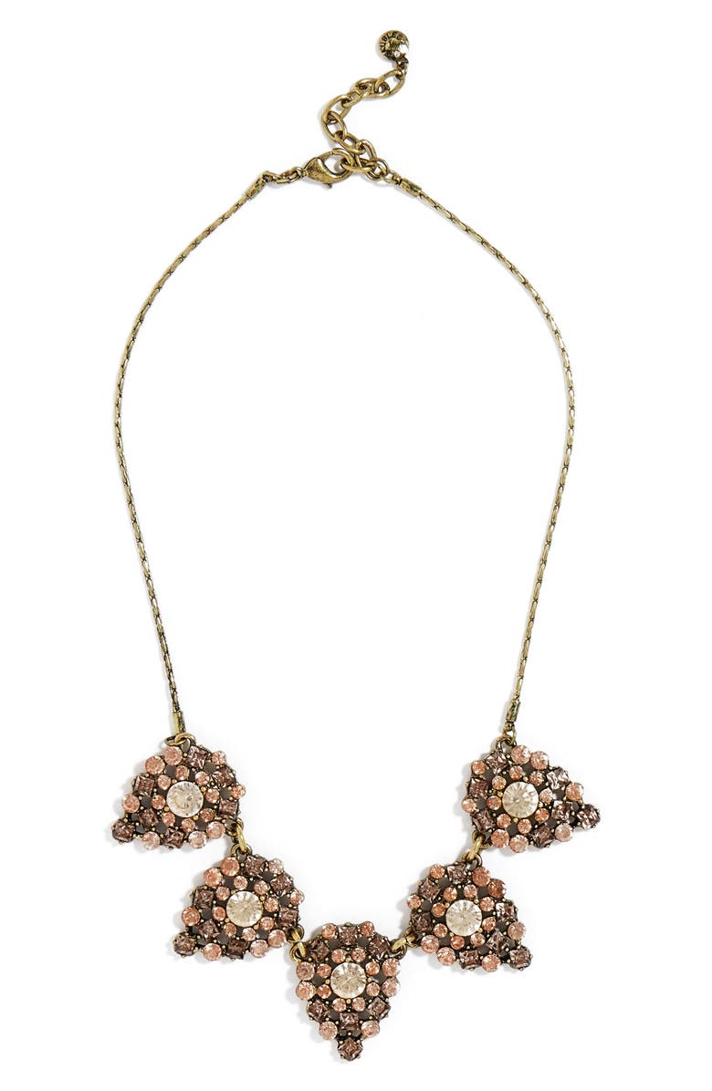 BaubleBar 'Frost' Crystal Teardrop Necklace, Main, color,