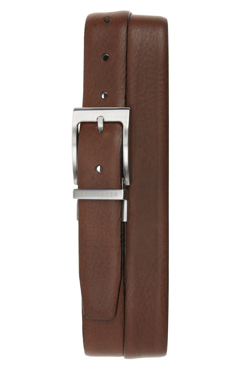 Ted Baker London Reversible Leather Belt, Main, color,