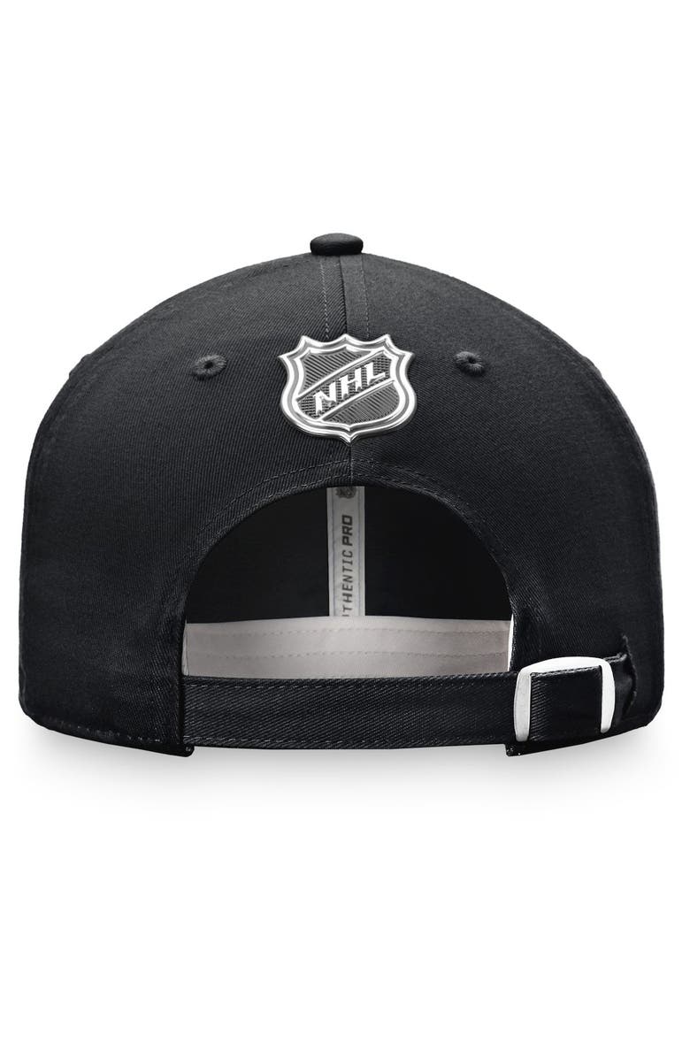 FANATICS Men's Fanatics Branded Black Los Angeles Kings Authentic Pro Locker Room Adjustable Hat, Alternate, color, 
