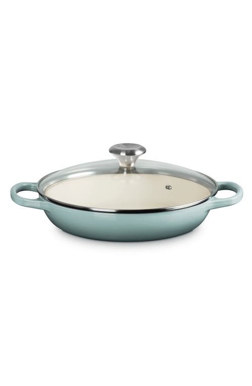 Le Creuset Signature 2.25-quart Enameled Cast Iron Braiser In Sea Salt