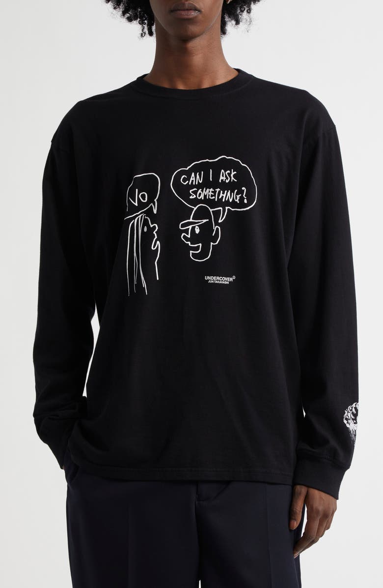 Undercover Long Sleeve Cartoon Graphic T-Shirt, Main, color, 