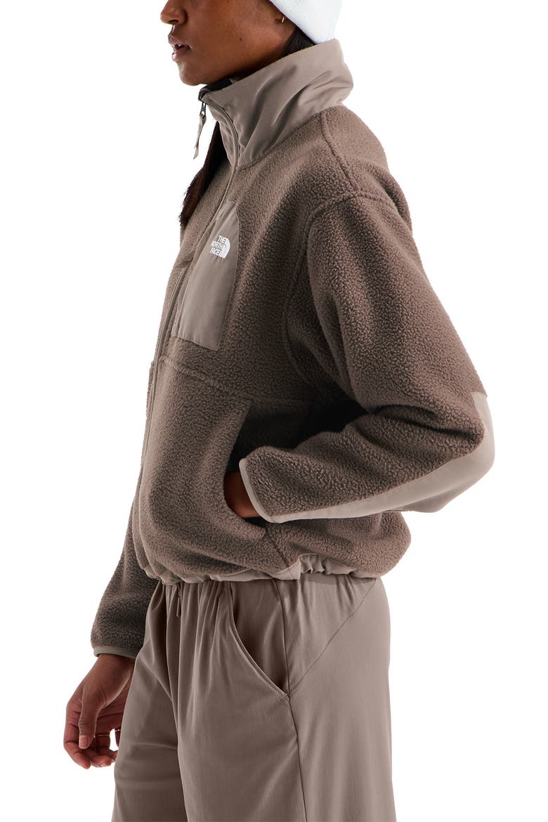 Yumiori Off Peak Full Zip Fleece Jacket, Alternate, color, SMOKEY BROWN GARNET
