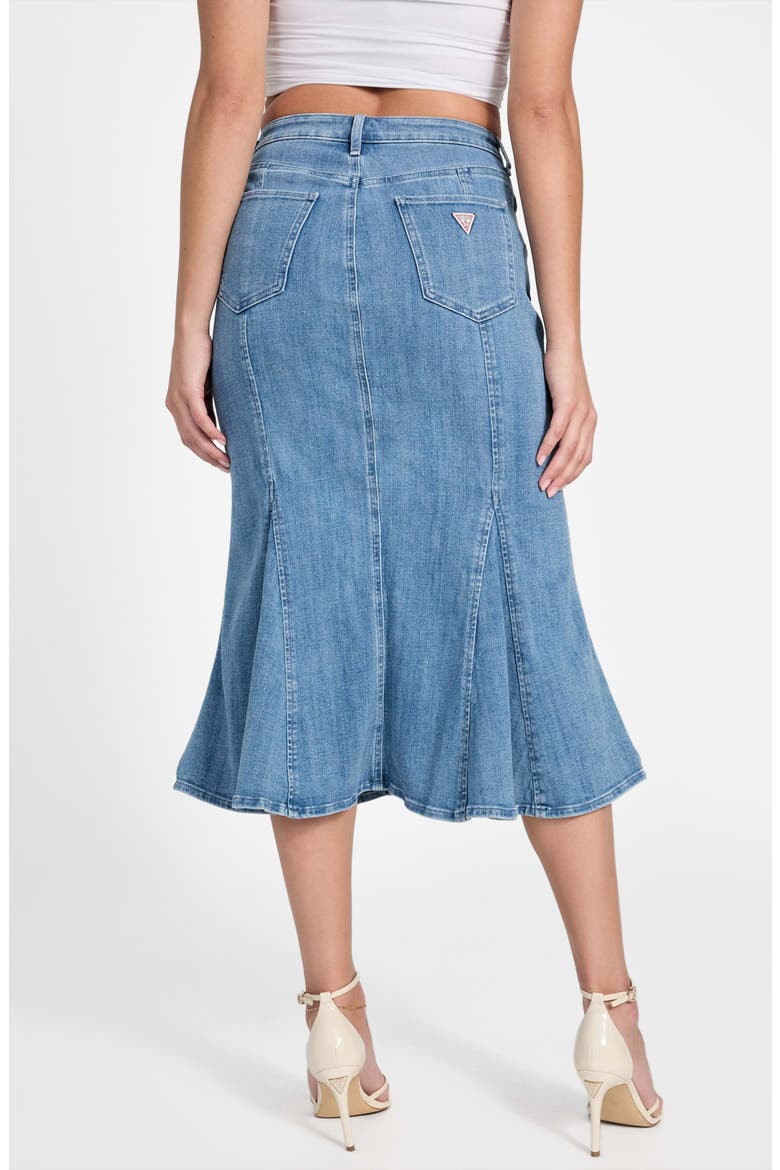 Lia Denim Midi Skirt, Alternate, color, MEADOWS