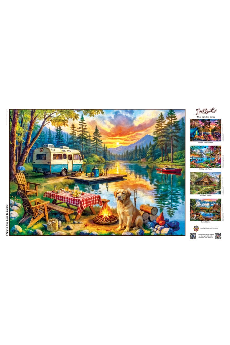 The Lake is Calling 1000 Piece Puzzle, Alternate, color, Multicolor