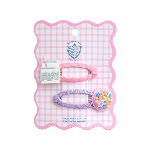 Milk and Cereal Hair Clip Set