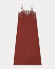 Fortela Alizée Embroidered Silk Dress