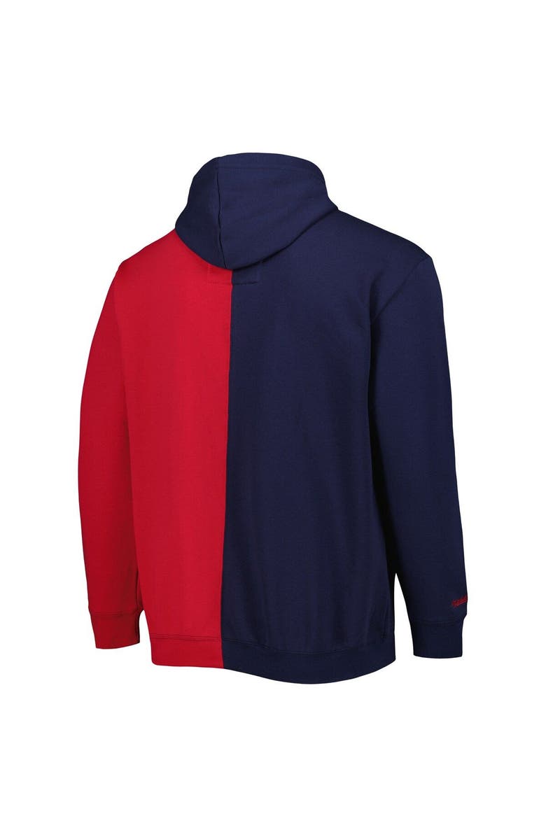 Mitchell & Ness Men's Mitchell & Ness Navy/Red Boston Red Sox Fleece Full-Zip Hoodie, Alternate, color, 