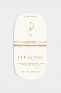 Katie Loxton Birthstone Bracelet 'February' in Amethyst