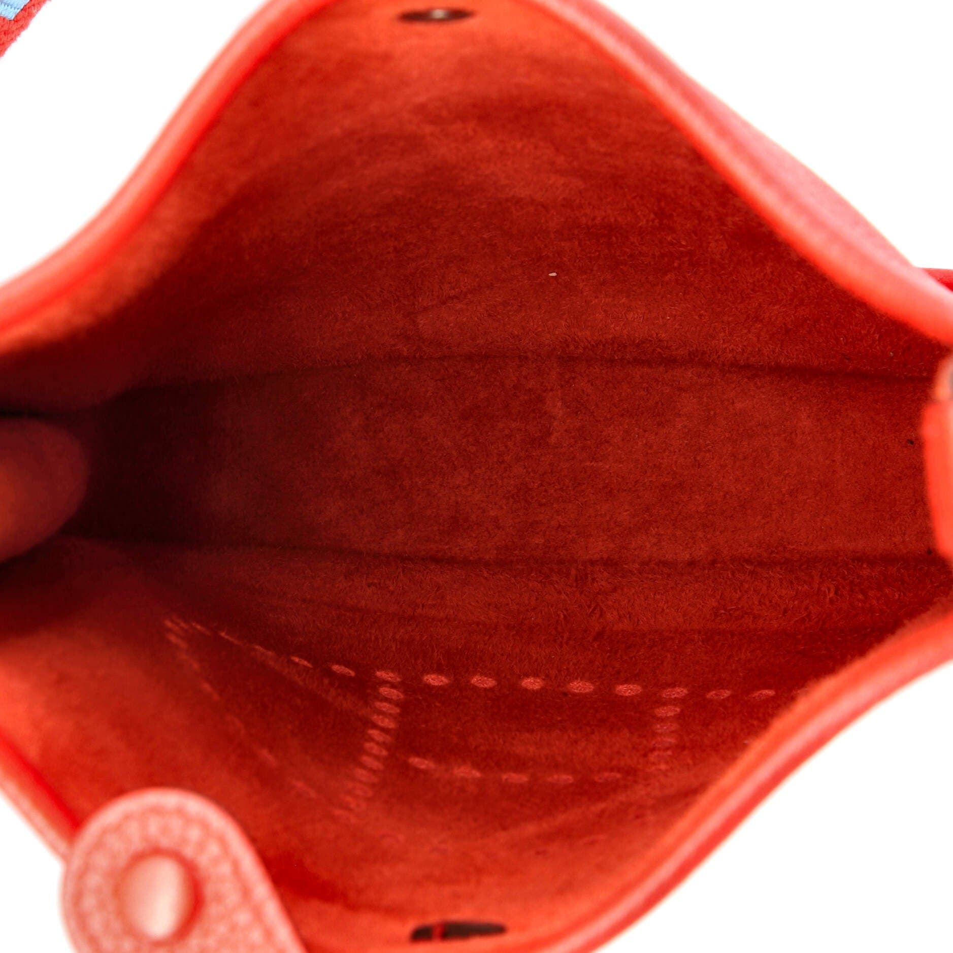 Pre-Owned Hermes Evelyne Bag Gen III Maurice TPM, Alternate, color, Rouge De Coeur