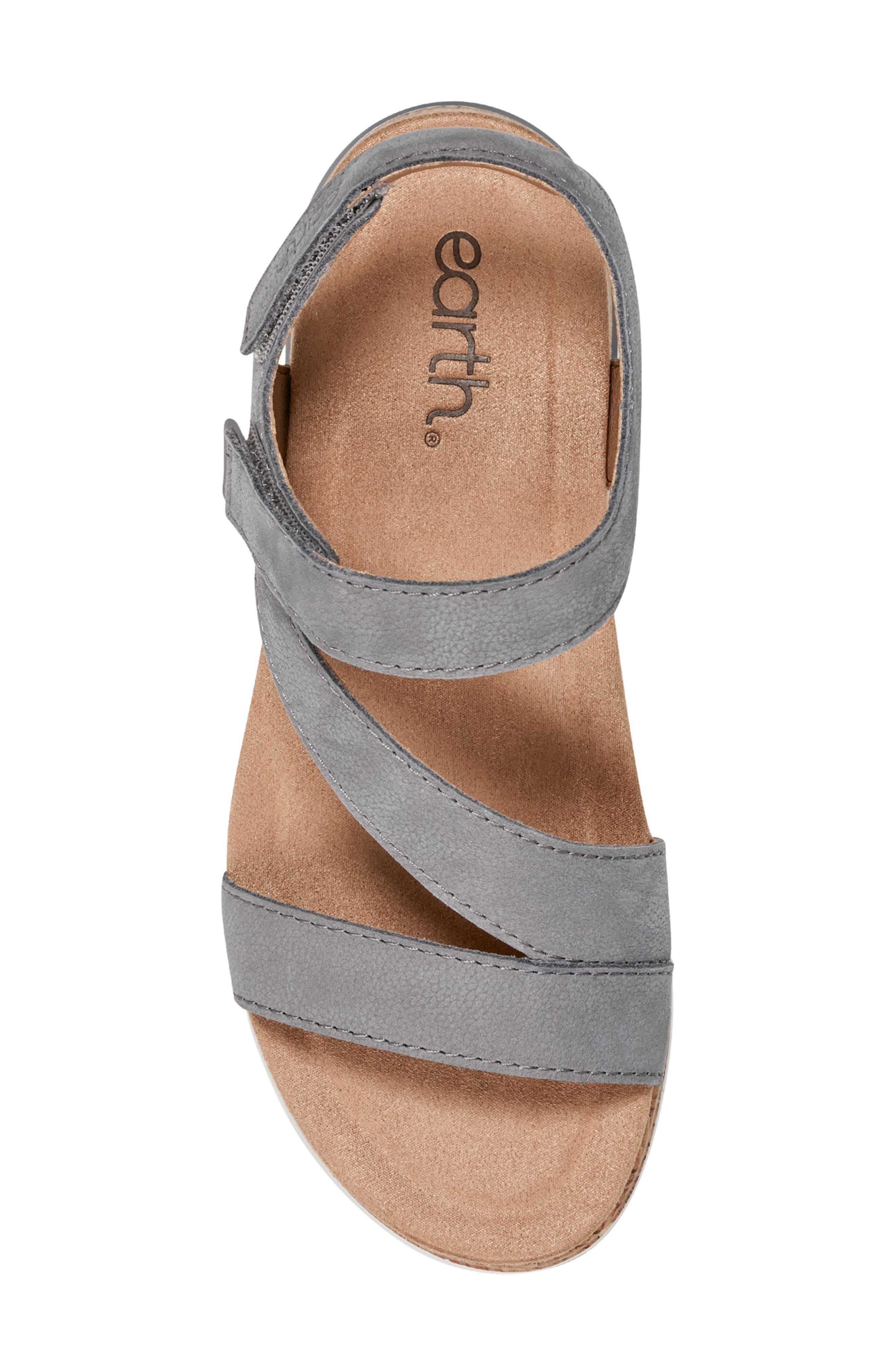 Earth<sup>®</sup> Roni Ankle Strap Sandal, Alternate, color, Grey