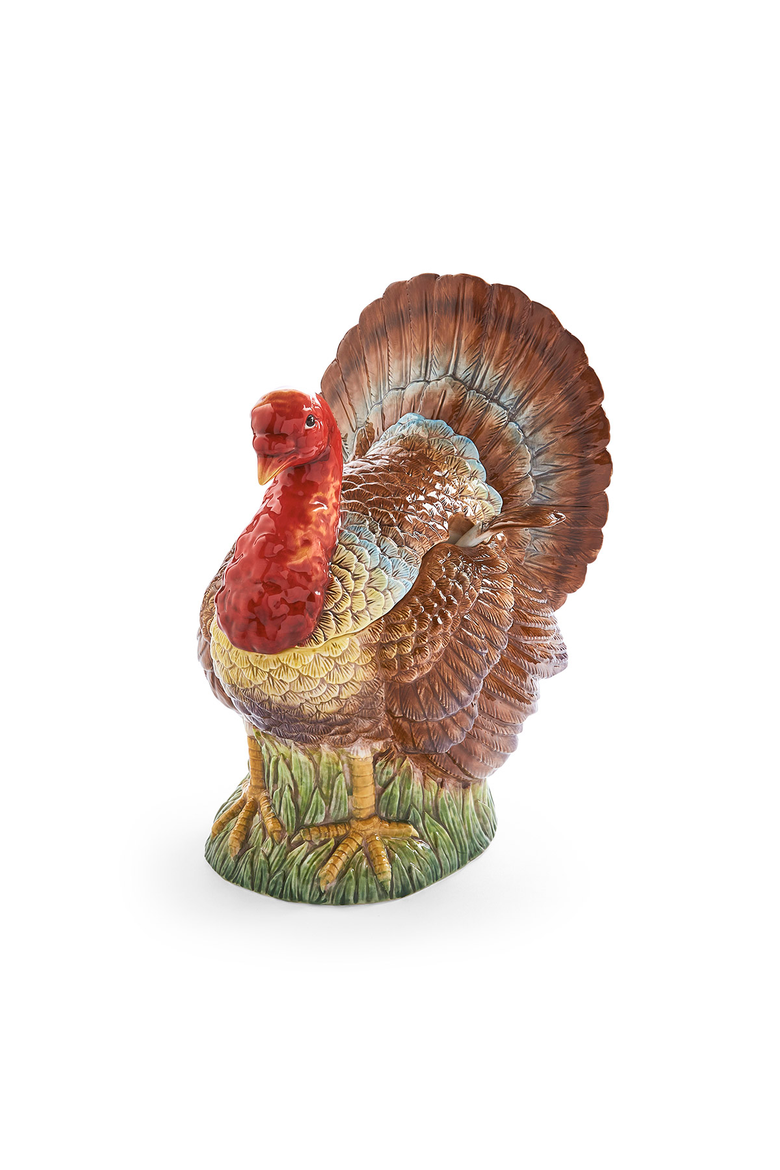 Woodland Turkey 96oz Soup Tureen, Main, color, Brown