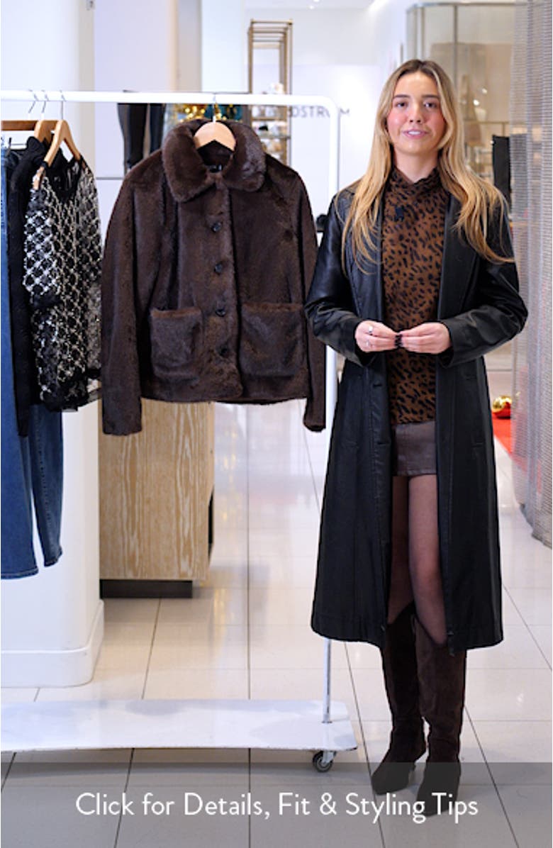 Faux Fur Jacket, sales video thumbnail