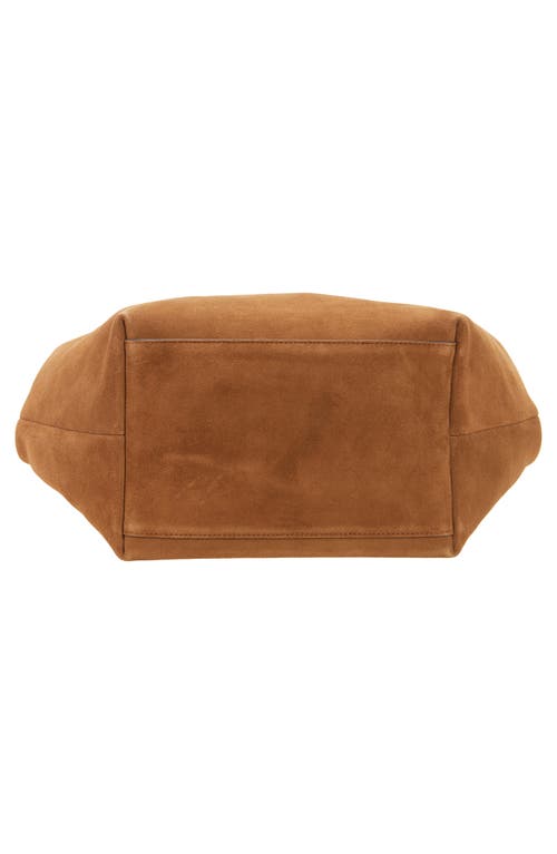 Madewell Oversize Suede Shopper In Brown