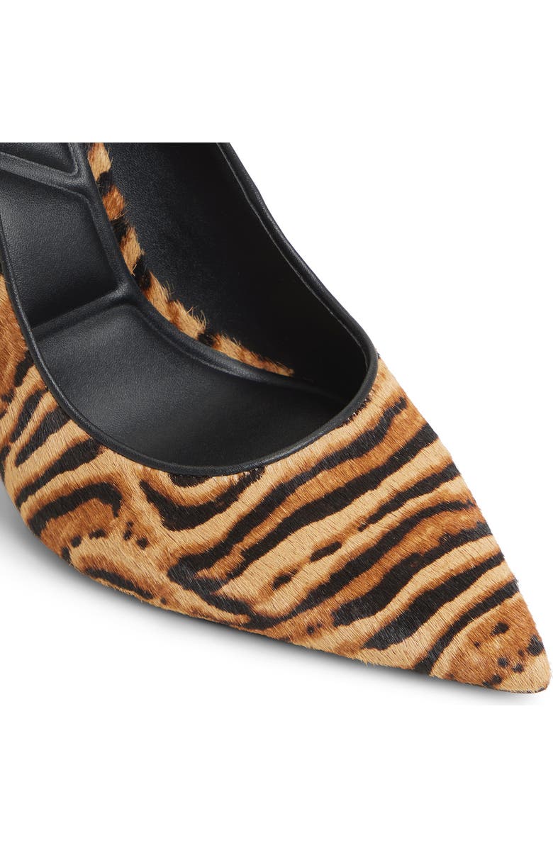 ALDO Stessy 3.0 Genuine Calf Hair Pointed Toe Pump, Alternate, color, Open Brown