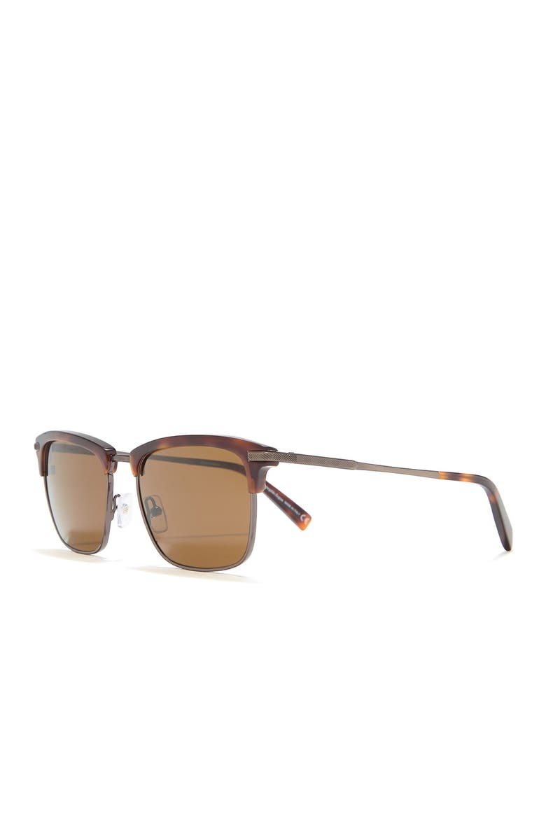 ZEGNA Square 53mm Sunglasses, Alternate, color, 