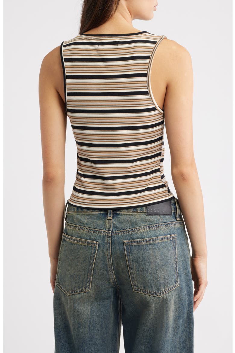Faith Striped Tank, Alternate, color, BEIGE STRIPE
