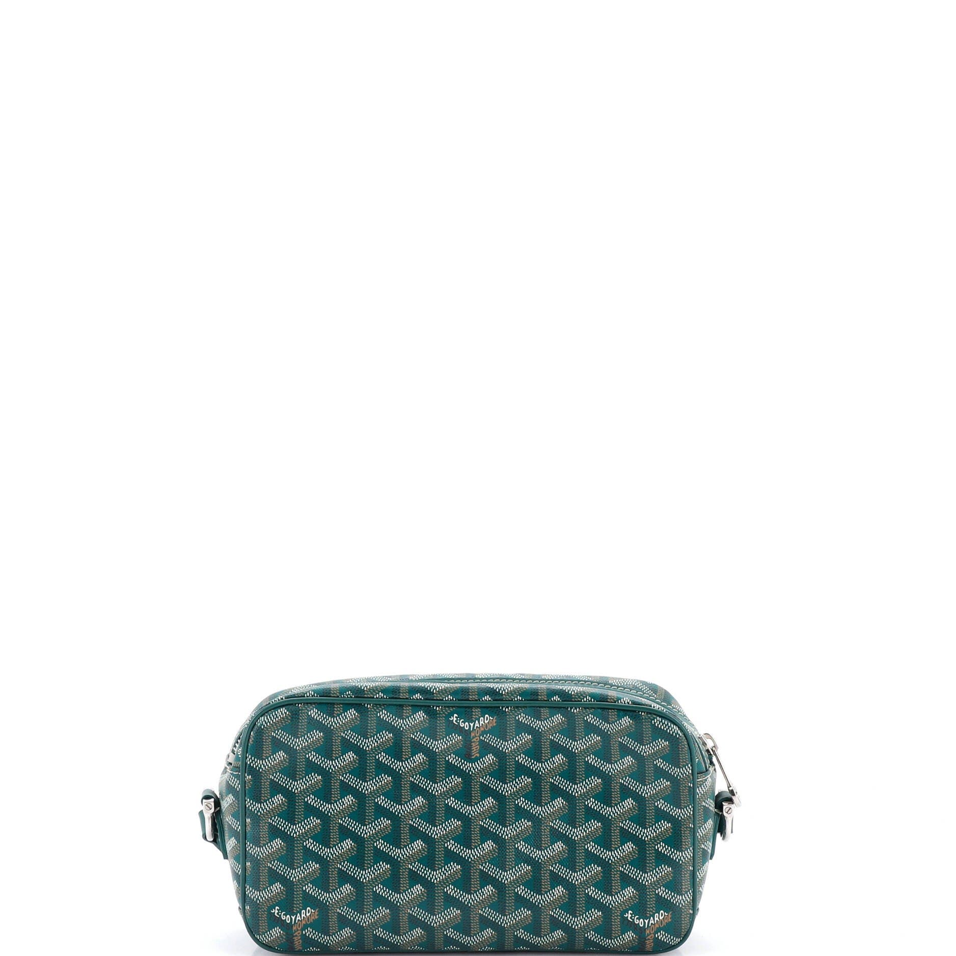 Pre-Owned Goyard Cap Vert Bag Coated Canvas, Alternate, color, Green