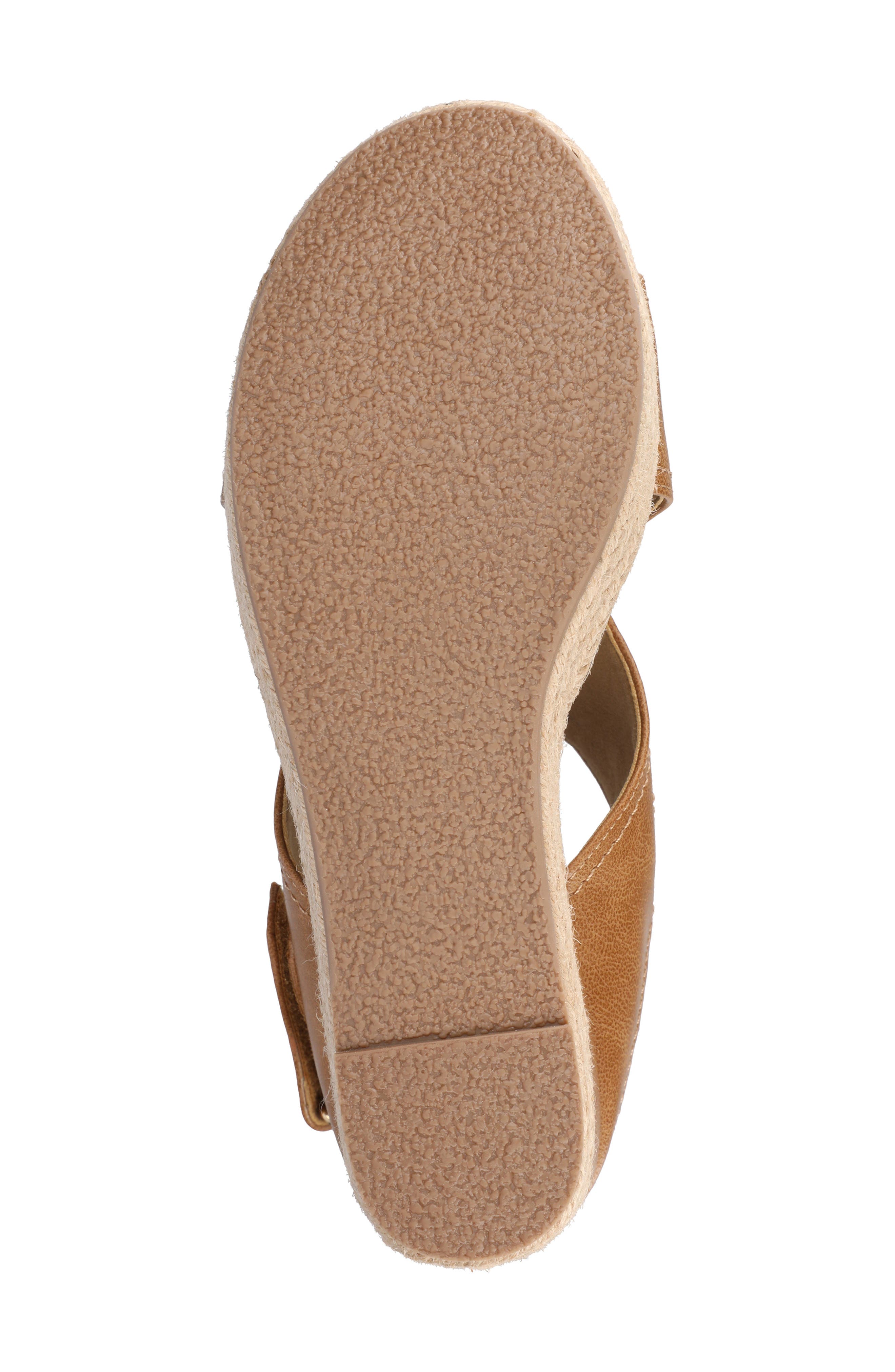 Rayleigh Wedge Sandal, Alternate, color, COGNAC
