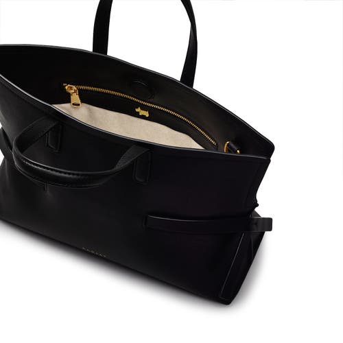 Radley London Womens Leather Fleet Street Small Open Top Crossbody - Black Small In Black
