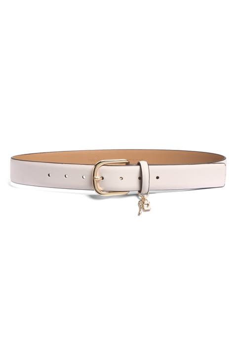 lock & key charm belt