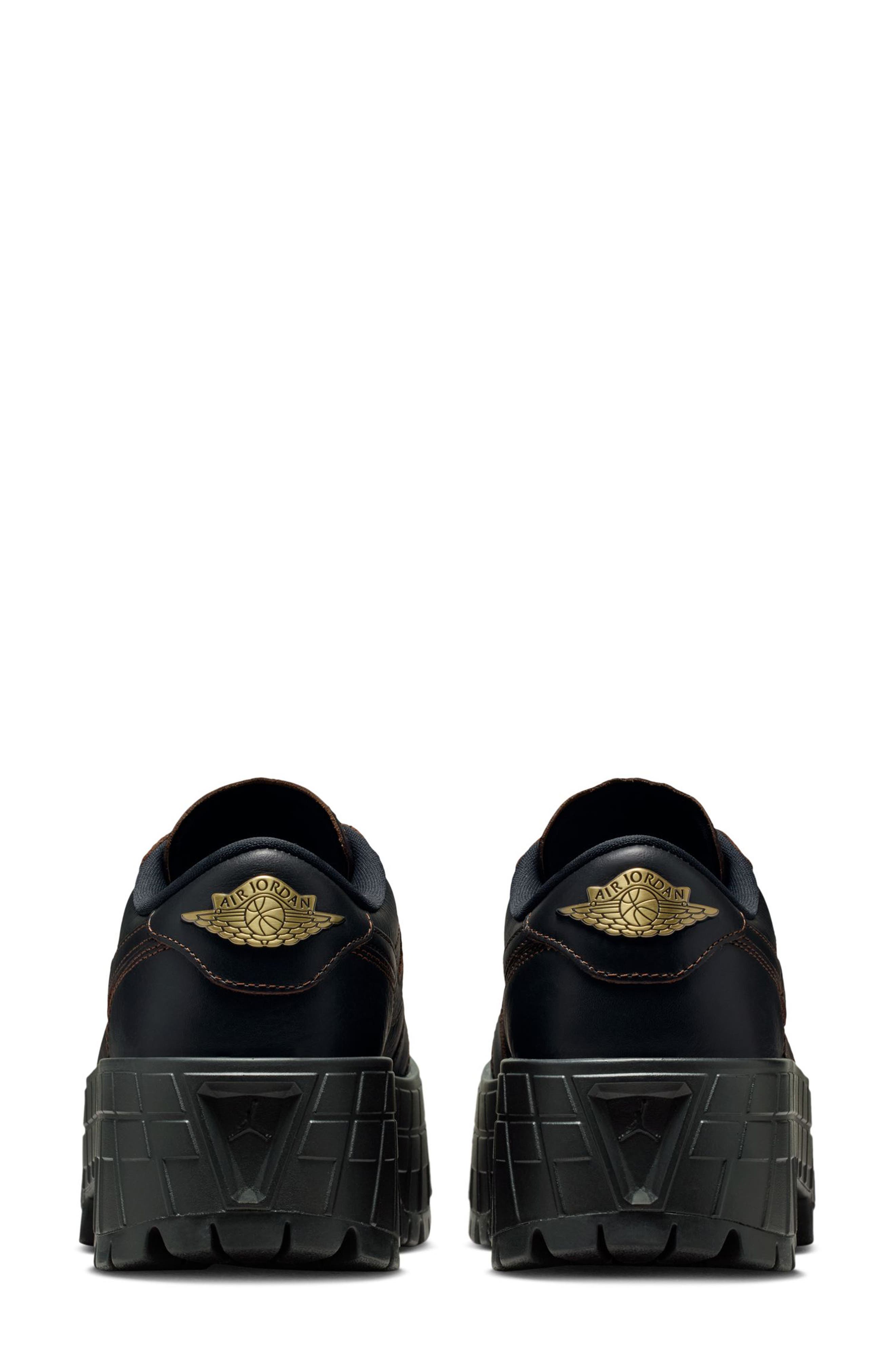 Jordan Air Jordan 1 Brooklyn Platform Sneaker, Alternate, color, Black/ Cacao Wow/ Black