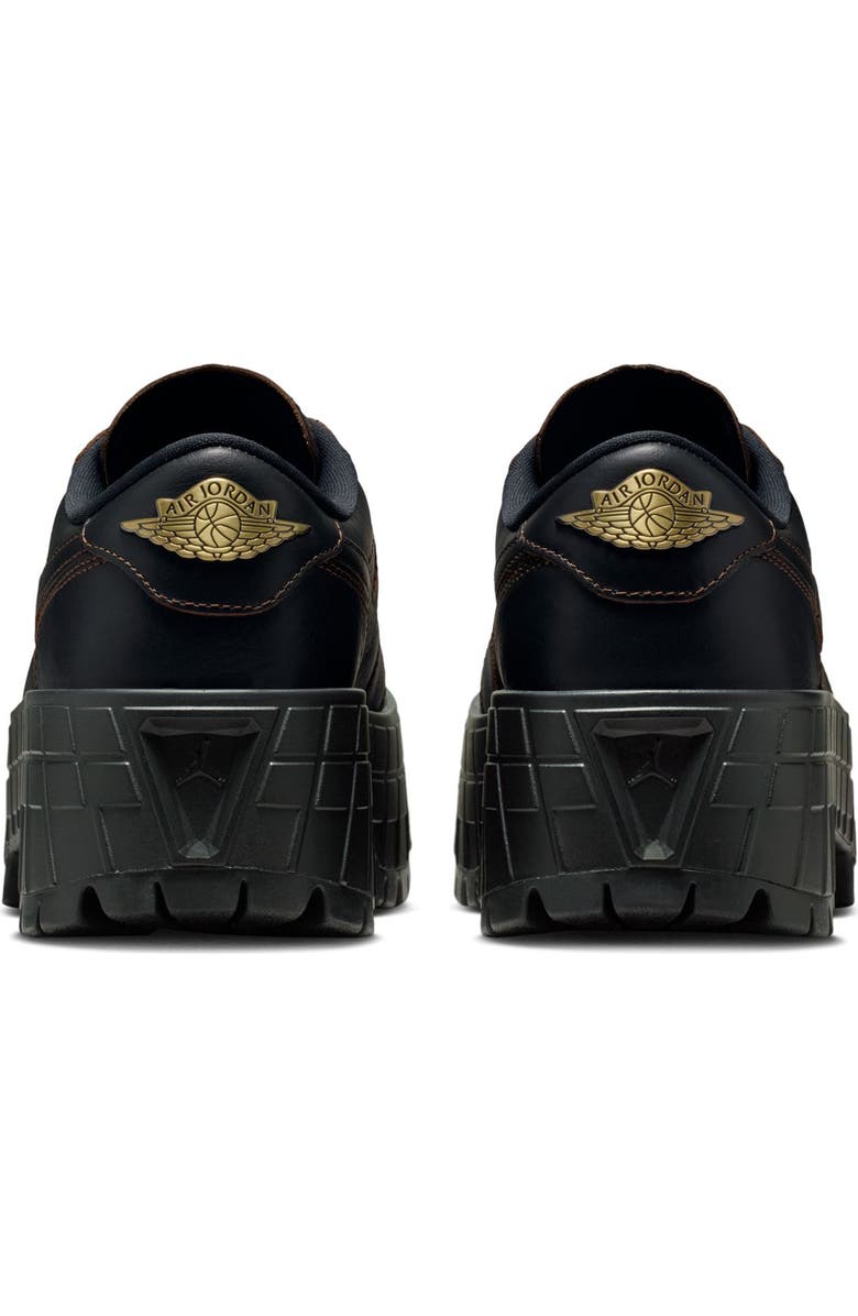 Jordan Air Jordan 1 Brooklyn Platform Sneaker, Alternate, color, Black/ Cacao Wow/ Black