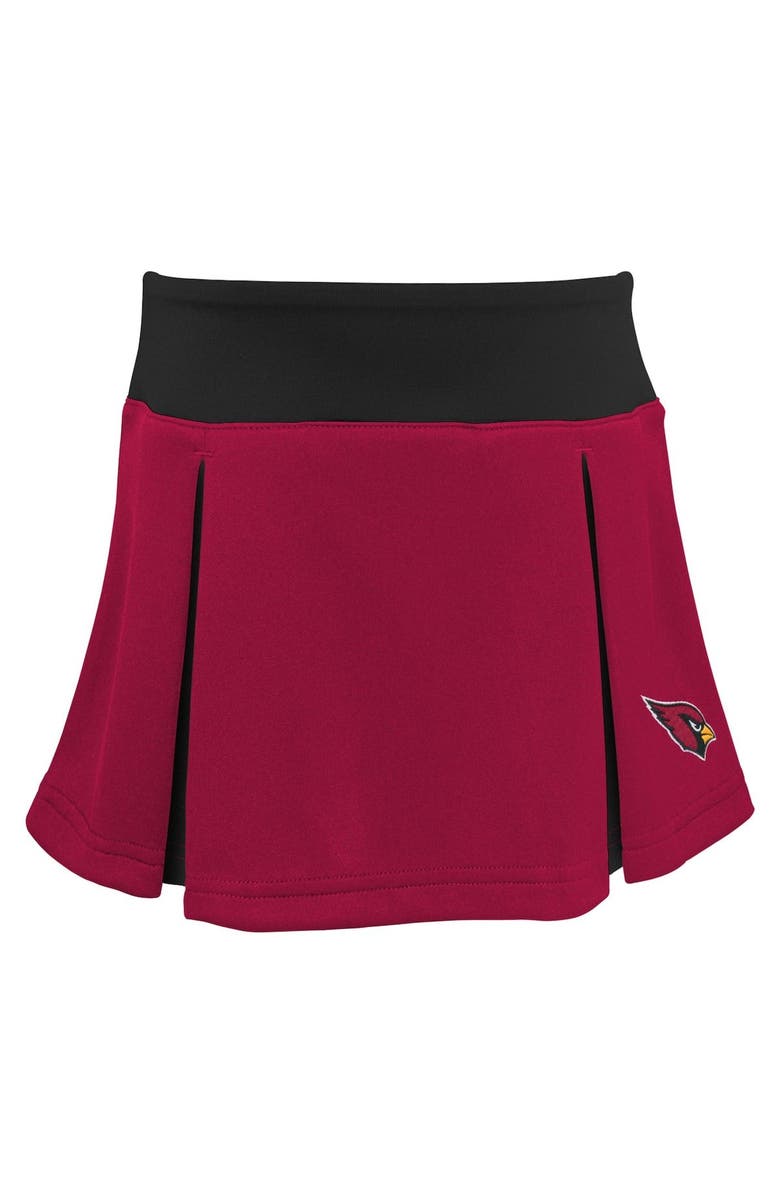 Outerstuff Girls Toddler Cardinal Arizona Cardinals Spirit Cheer Two-Piece Cheerleader Set with Bloomers, Alternate, color, Cardinal