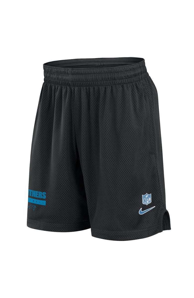 Nike Men's Nike Black Carolina Panthers 2024 Sideline Performance Mesh Shorts, Alternate, color, Black