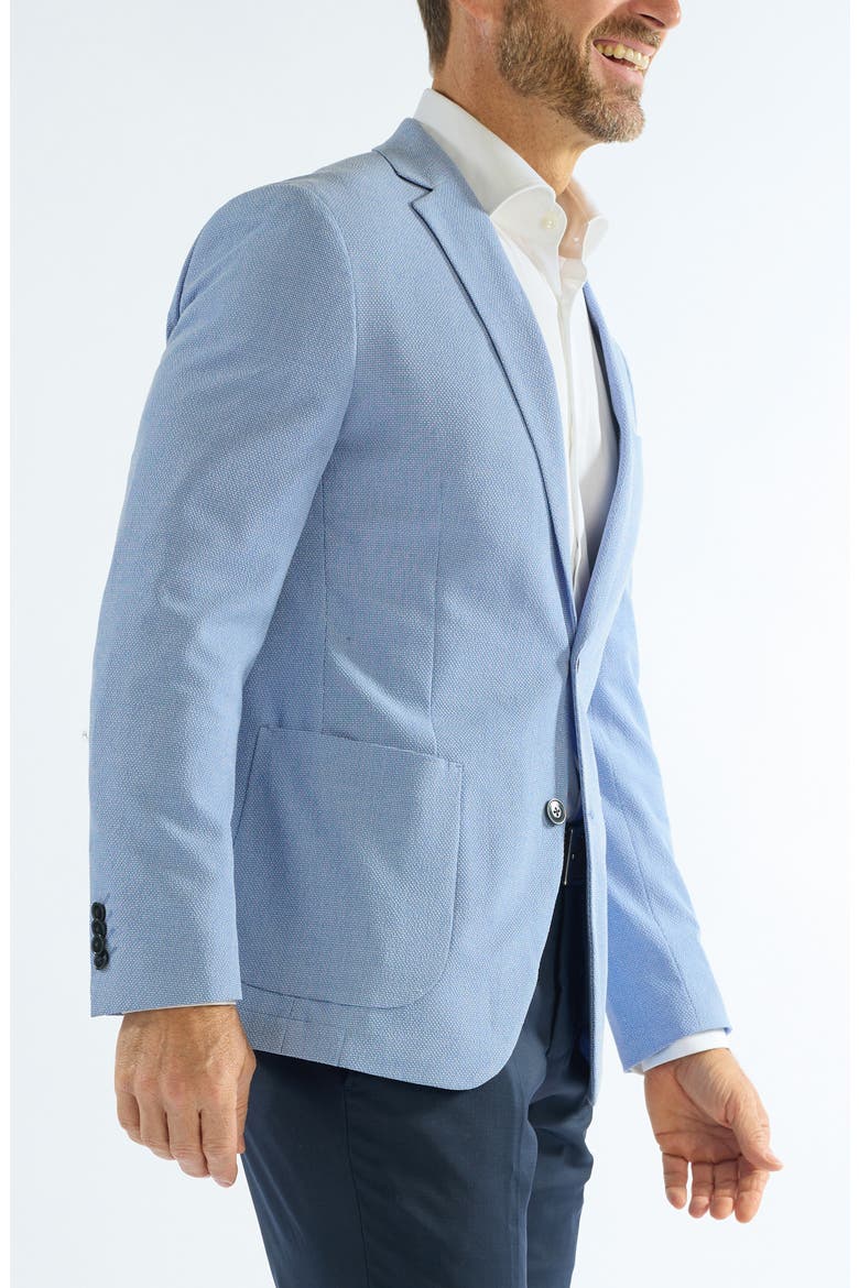 Check Seersucker Sport Coat, Alternate, color, BLUE
