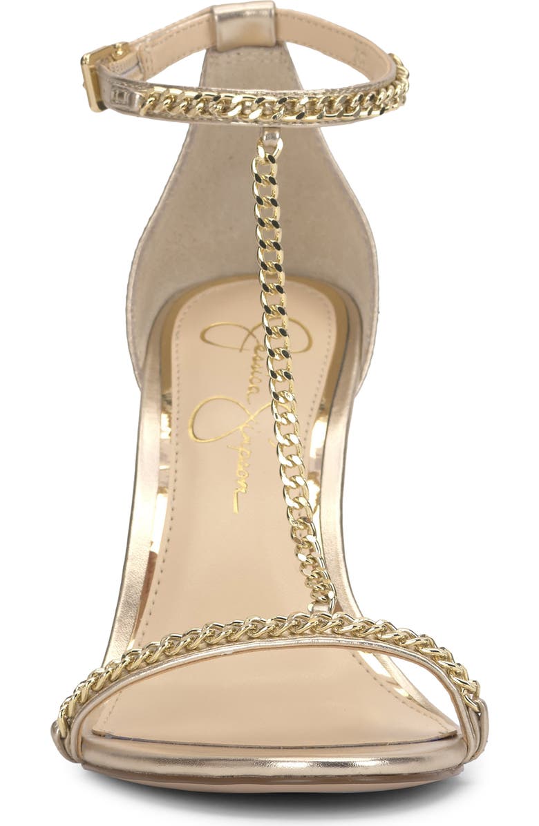 Jessica Simpson Qiven T-Strap Sandal, Alternate, color, Gold 03