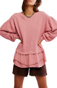 Free People Maddie Oversize Cotton Top