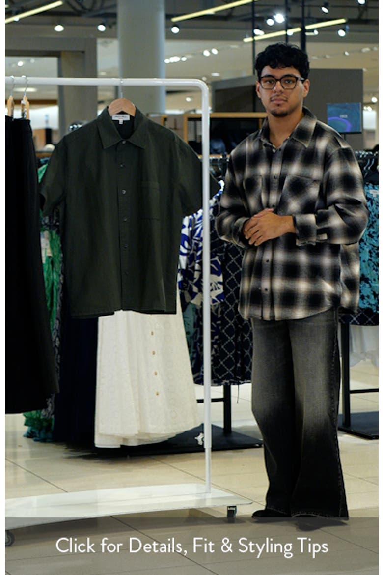 Franklin Short Sleeve Cotton Poplin Button-Up Shirt video