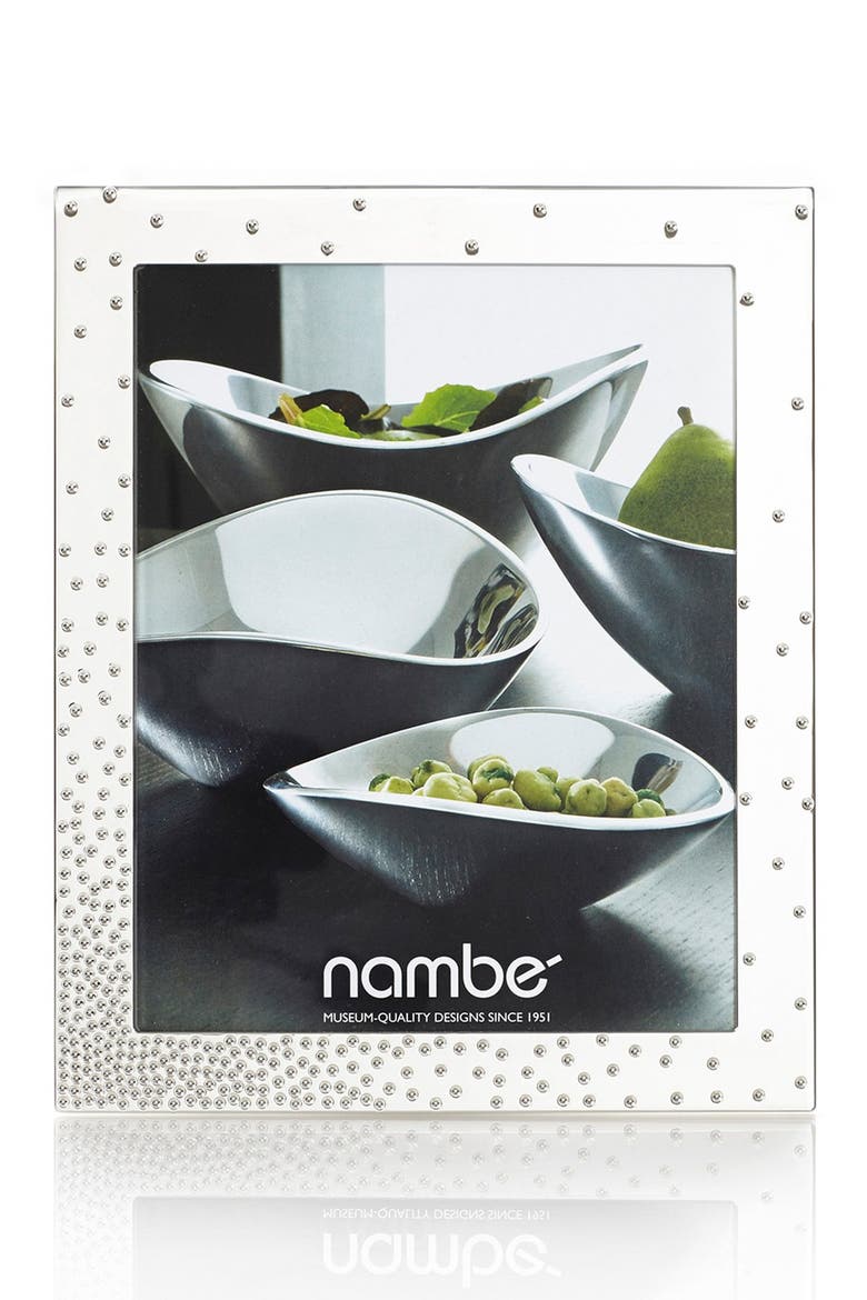 Nambe Dazzle Picture Frame, Main, color, SILVER