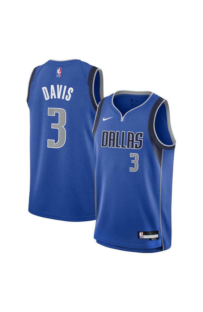 Nike Youth Nike Anthony Davis Blue Dallas Mavericks Swingman Jersey - Icon Edition, Alternate, color, Blue