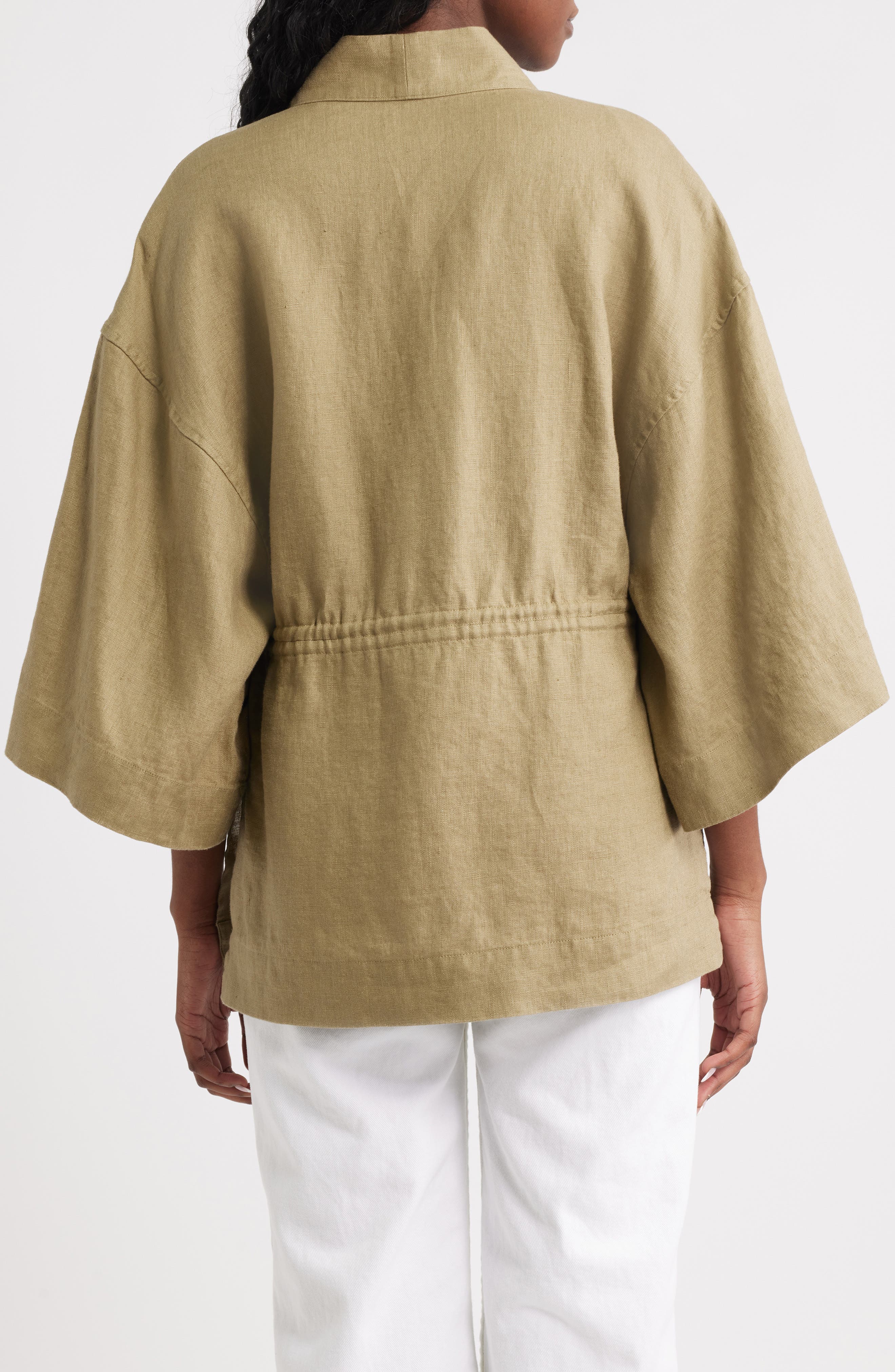 Linen Drawstring Jacket - image 2