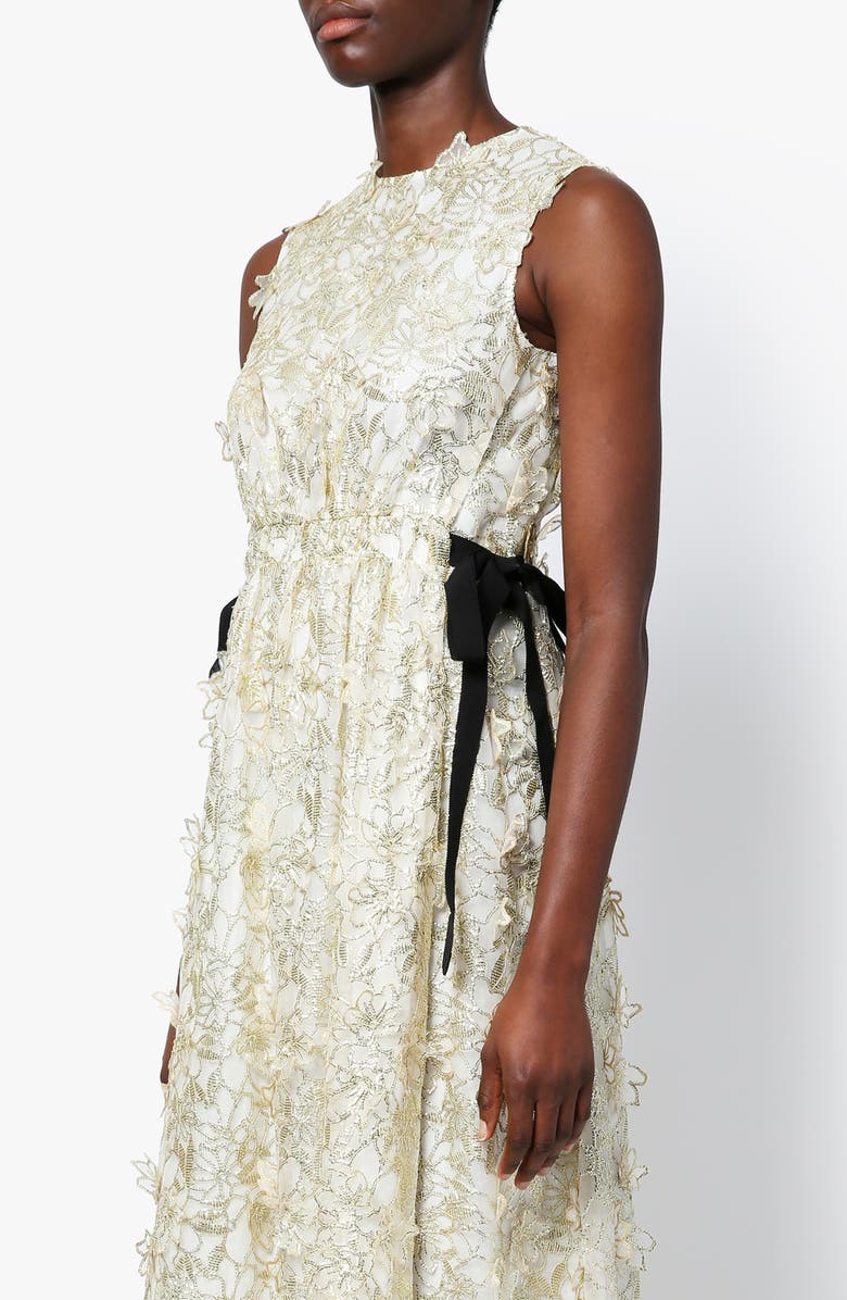 Erdem Adele 3D Sequin Organza Gown, Alternate, color, 