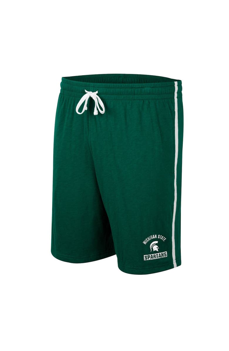 COLOSSEUM Men's Colosseum Green Michigan State Spartans Thunder Slub Shorts, Alternate, color,