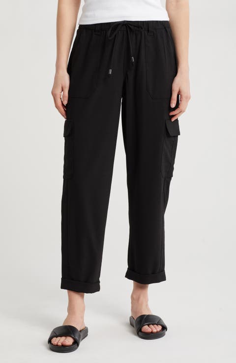 AB Leisure High Waist Utility Straight Leg Pants