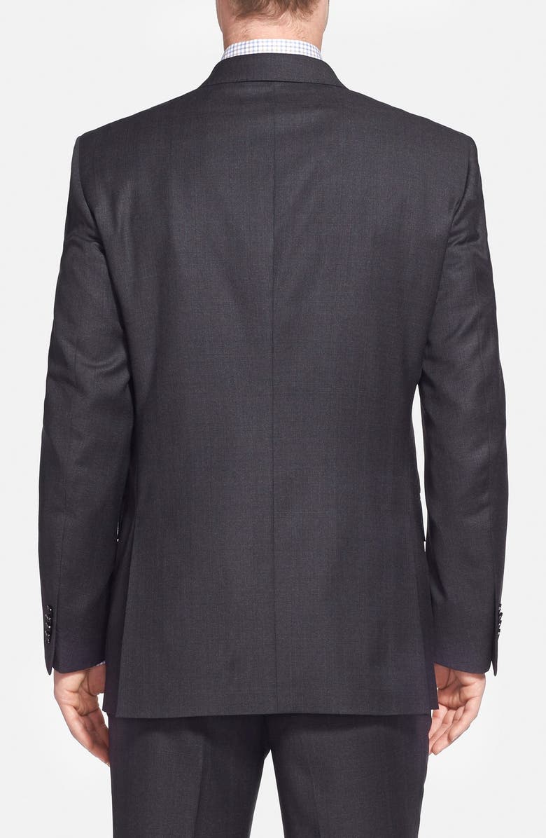 Peter Millar 'Flynn' Classic Fit Plaid Wool Suit, Alternate, color, 