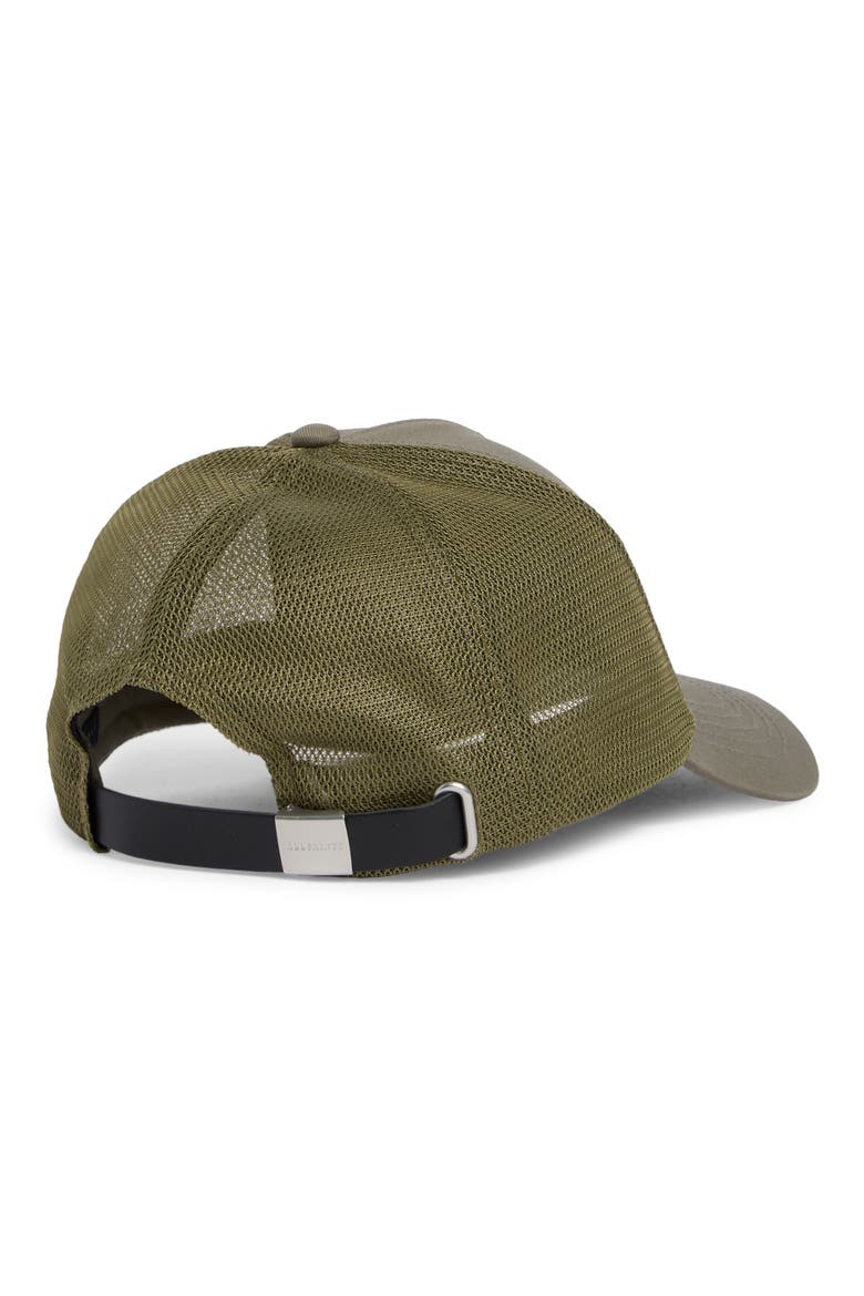 Logo Trucker Hat, Alternate, color, LODEN GREEN